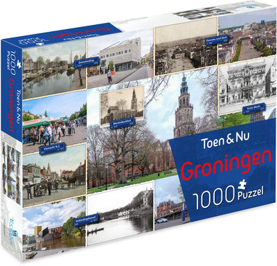 Puzzle Tucker's Fun Factory Then Now - Groningen (par le photographe Robert Mulder) - 1000 pièces - puzzles