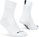 Gripgrab - chaussettes de cyclisme d'été légères SL performance 1 paire de chaussettes de cyclisme coolmax coupe régulière - blanc - unisexe - taille L (44-47)