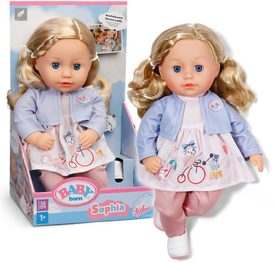 Bébé né sophia rose 36cm