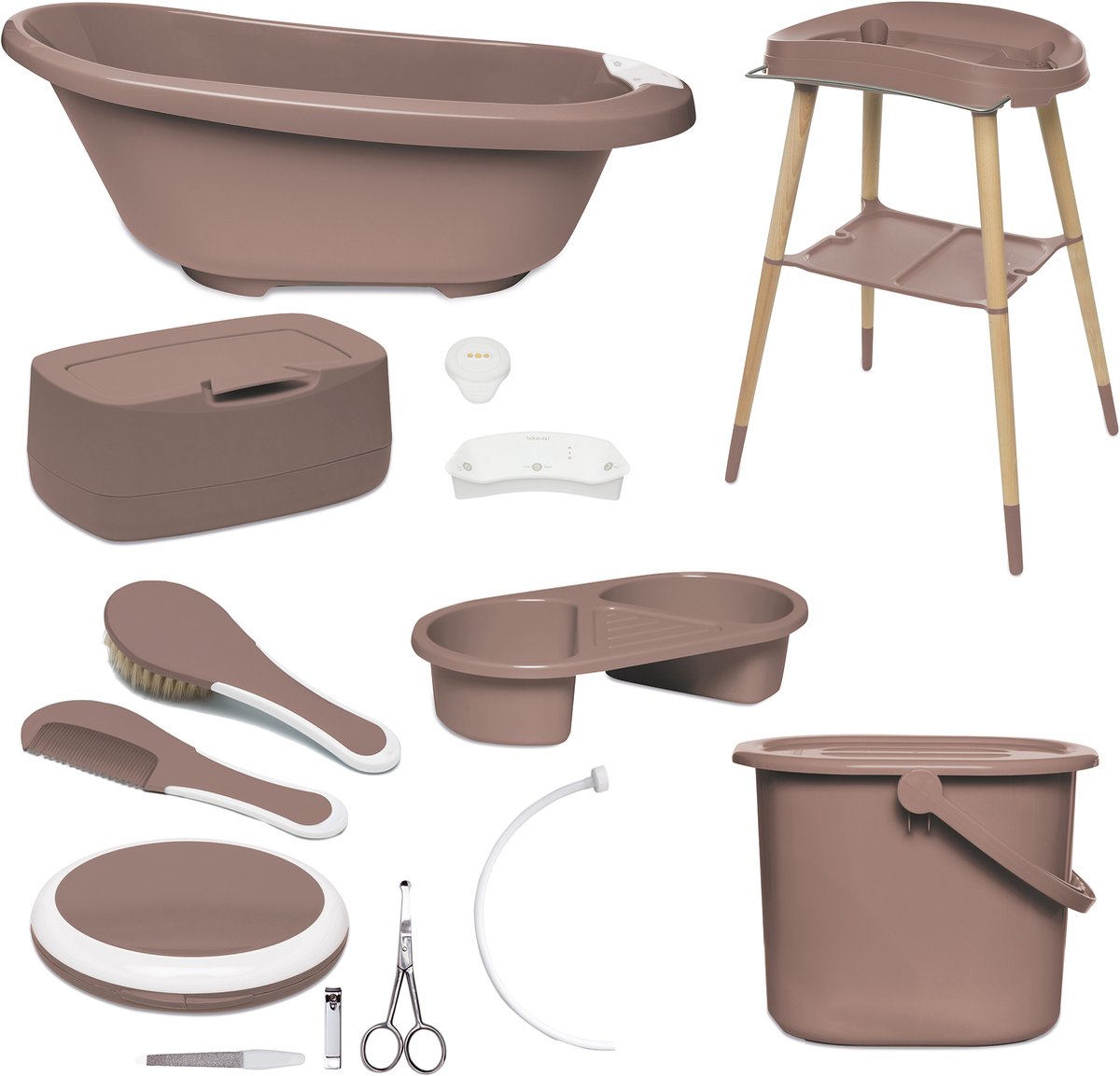 Coffret de bain Bébé-jou 8 pièces sense edition mousse moka