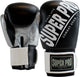 Super pro combat gear (kick) gants de boxe rebelle noir gris blanc 14oz