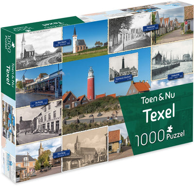 Puzzle Tucker's Fun Factory Then Now - Texel (par le photographe Robert Mulder) - 1000 pièces - Puzzles