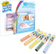 Crayola - color wonder - feutres - 10 feutres sans bavures à encre transparente - couleurs pastel - pour enfants