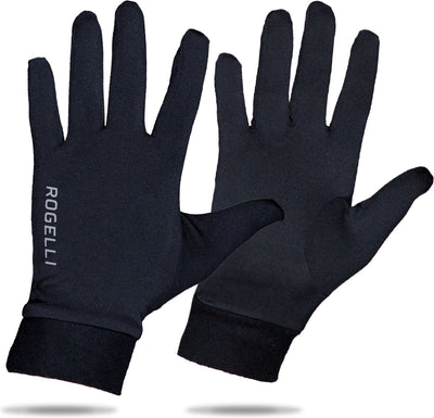 Rogelli Oakland gants de course hommes et femmes - noir - m
