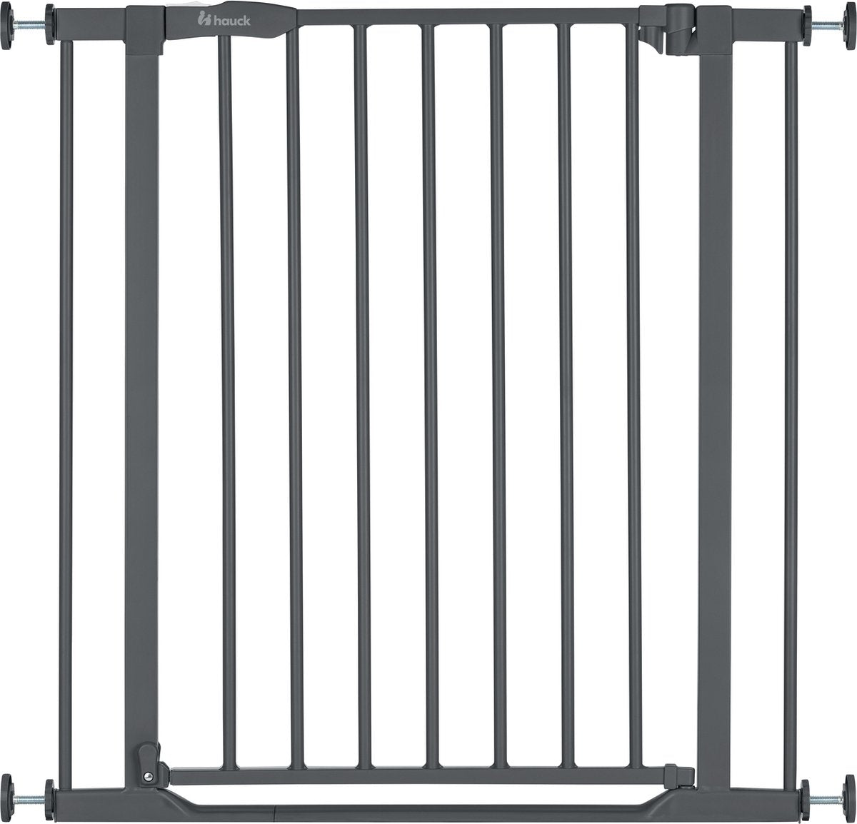 Hauck clear step 2 barrière de sécurité - barrière d'escalier - gris foncé 75-80 cm