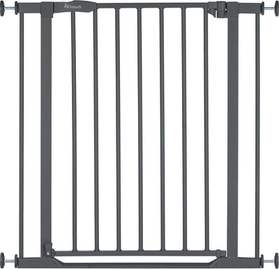 Hauck clear step 2 barrière de sécurité - barrière d'escalier - gris foncé 75-80 cm