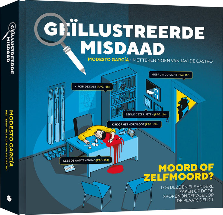 Crime illustré des éditeurs Bbnc - livre de jeu - énigmes - puzzle logique
