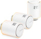 Bouton de radiateur intelligent Netatmo - bouton de thermostat intelligent - extension 3 pièces - adapté à Google Home, Alexa Apple Home Kit
