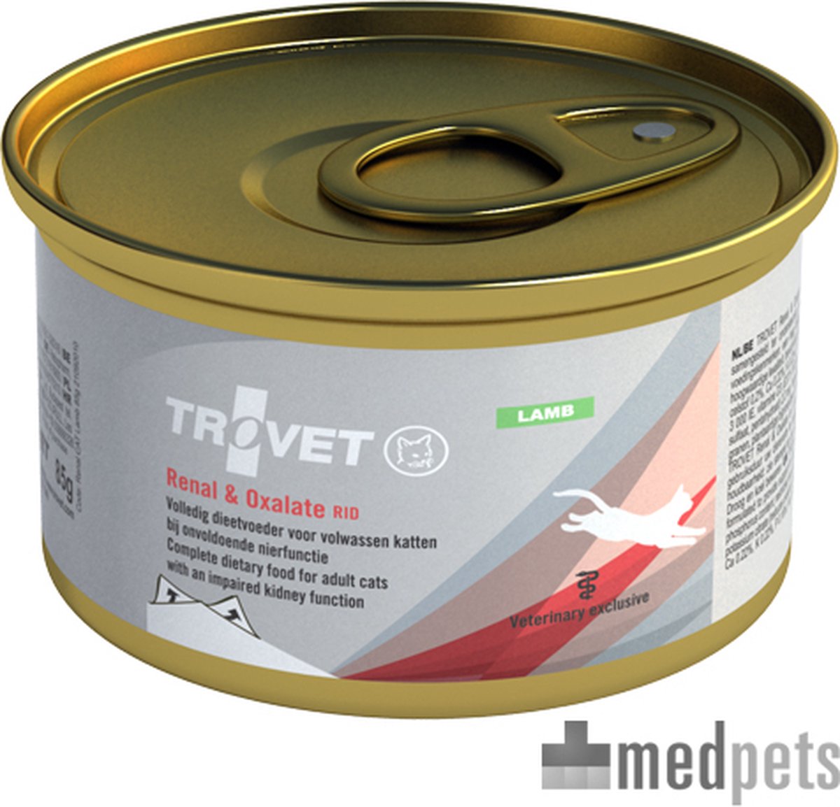 Trovet oxalate rénal débarrassé (agneau) chat - 200 g