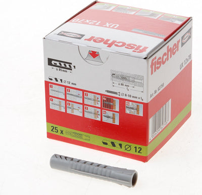 Fiche universelle Fischer ux 12 x 70 mm (prix par 25 pièces)