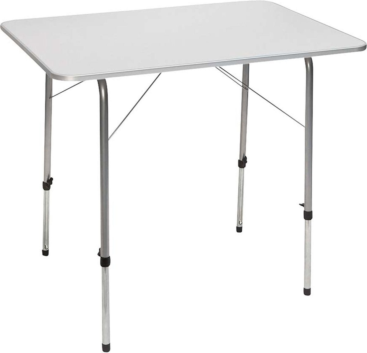Bo-camp - table de camping - réglable en hauteur - 80x60 cm