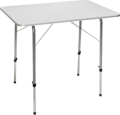 Bo-camp - table de camping - réglable en hauteur - 80x60 cm