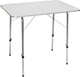 Bo-camp - table de camping - réglable en hauteur - 80x60 cm