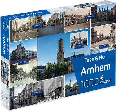 Puzzle Tucker's Fun Factory Then Now - Arnhem (par le photographe Robert Mulder) - 1000 pièces - Puzzles