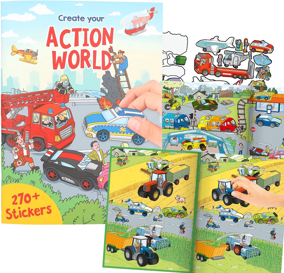 Depesche - créez votre livre d'autocollants du monde d'action