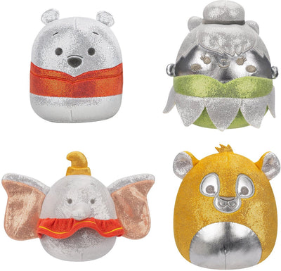 Squishmallows Disney 100e anniversaire 4pack set2 - 5 pouces squishmallow (avec certificat d'adoption)