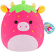 Squishmallows 30 cm cleary - vache fraise rose vif