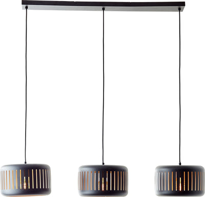 Brilliant Tyas - lampe suspendue - e27 max 3x60w - or noir