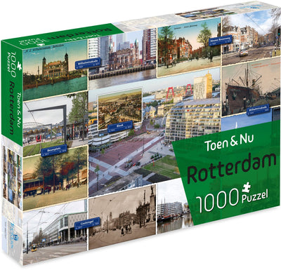 Puzzle Tucker's Fun Factory Then Now - Rotterdam (par le photographe Robert Mulder) - 1000 pièces - Puzzles