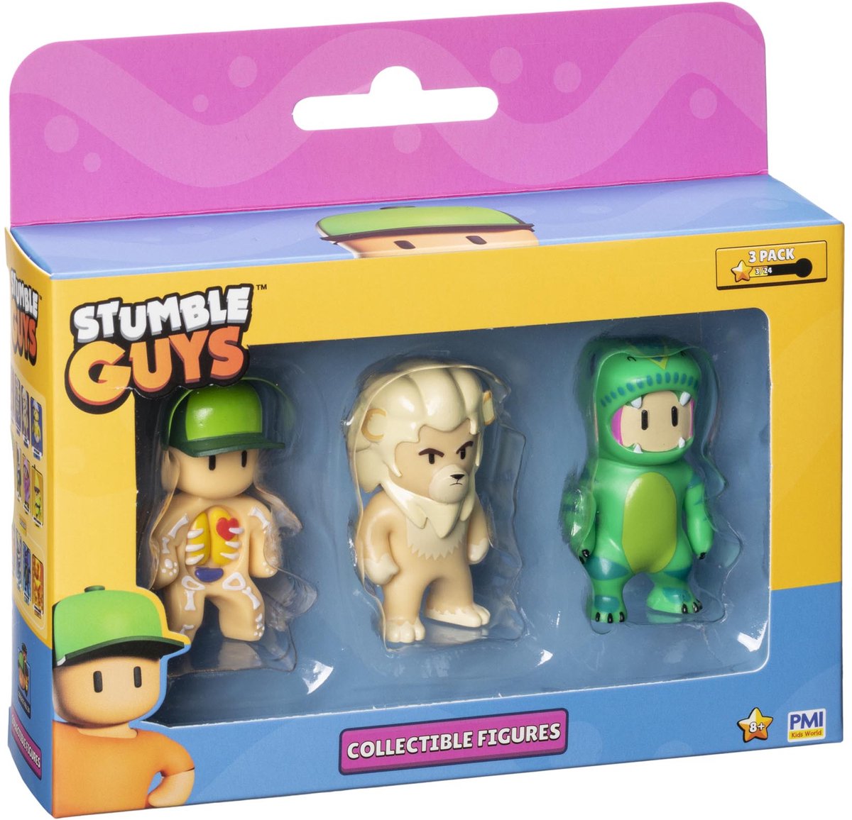 Boti trébuche des figures actives, 3 pack
