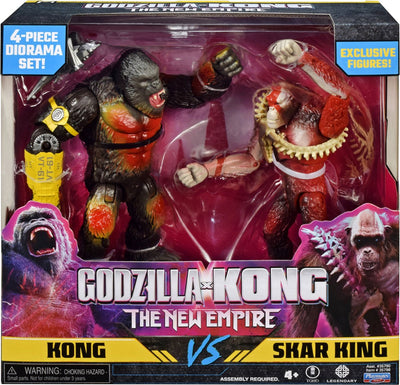 Le nouvel empire - pack de 2 kong vs skar king 15 cm