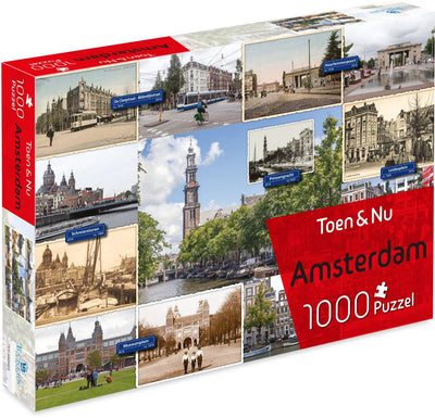 Puzzle Tucker's Fun Factory Then Now - Amsterdam (par le photographe Robert Mulder) - 1000 pièces - Puzzles