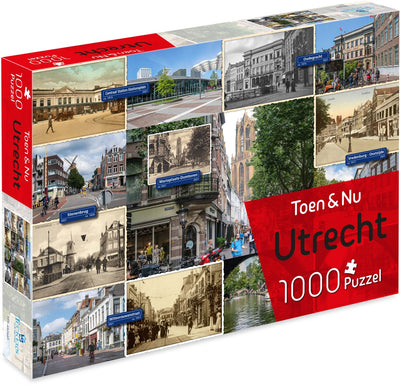 Puzzle Tucker's Fun Factory Then Now - Utrecht (par le photographe Robert Mulder) - 1000 pièces - puzzles