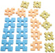 Blocs de gaufres colorés - 21 pcs