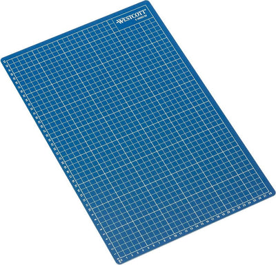 Tapis de découpe Westcott a3 - 450x300mm - 5 couches - auto-cicatrisant - bleu - ac-e46003