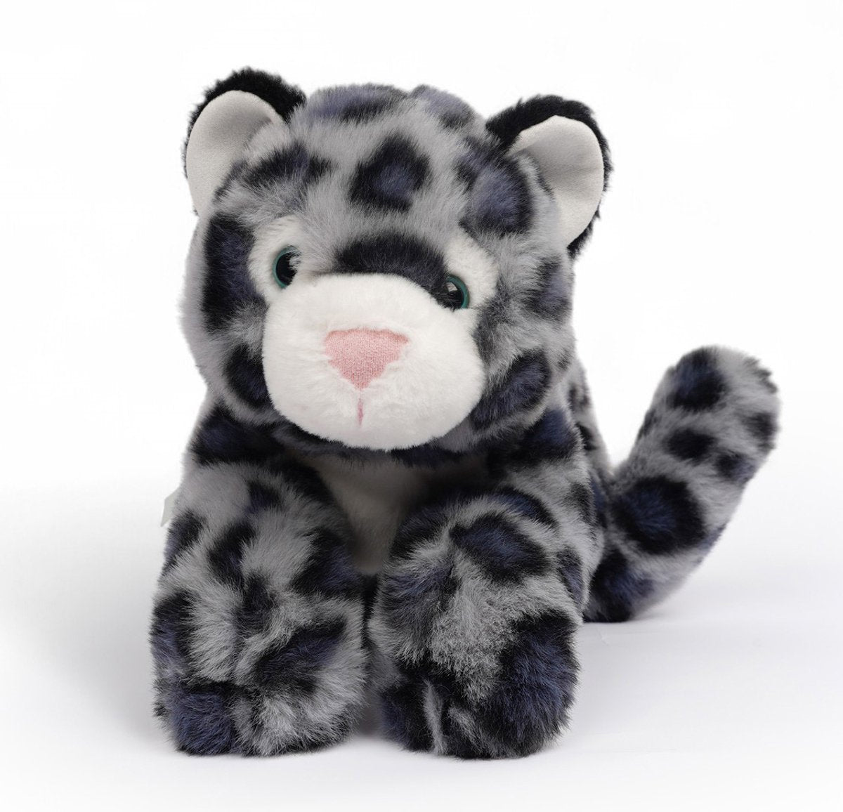 Peluche One Love - Léopard des neiges ciel - 35cm - gris et noir - 0 ans
