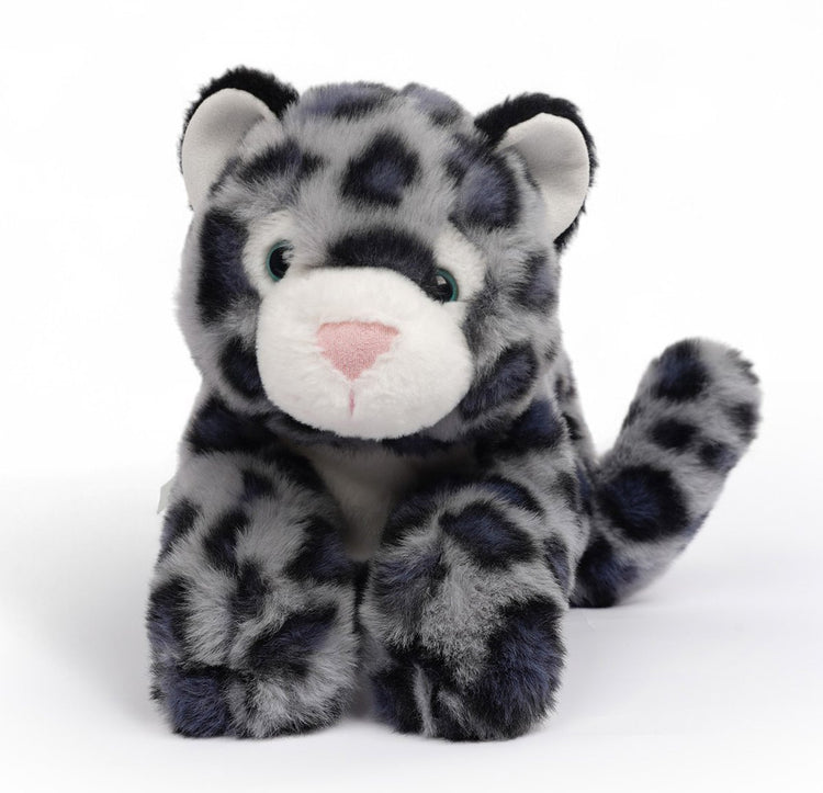 Peluche One Love - Léopard des neiges ciel - 35cm - gris et noir - 0 ans