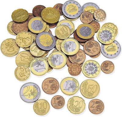Ressources d'apprentissage pour jouer au jeu de pièces en euros - 3+