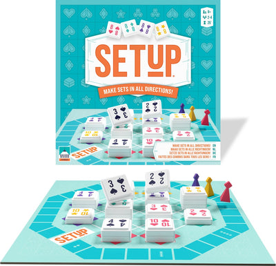 Asmodee setup - jeu de société stratégique passionnant plein de tactiques bluffantes - jeu de société pour 2 à 4 joueurs - à partir de 8 ans