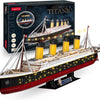 Cubic Fun Cubic Fun 3d LED Puzzel Titanic 266 pièces