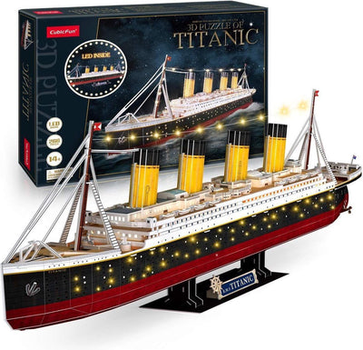 Cubic Fun Cubic Fun 3d LED Puzzel Titanic 266 pièces