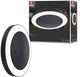 Paulmann Plafonnier LED circula capteur crépusculaire détecteur de mouvement crépusculaire (IR) résistant à l'eau de mer IP44 rond 320 mm 3000K 14W 880lm 230V plastique anthracite