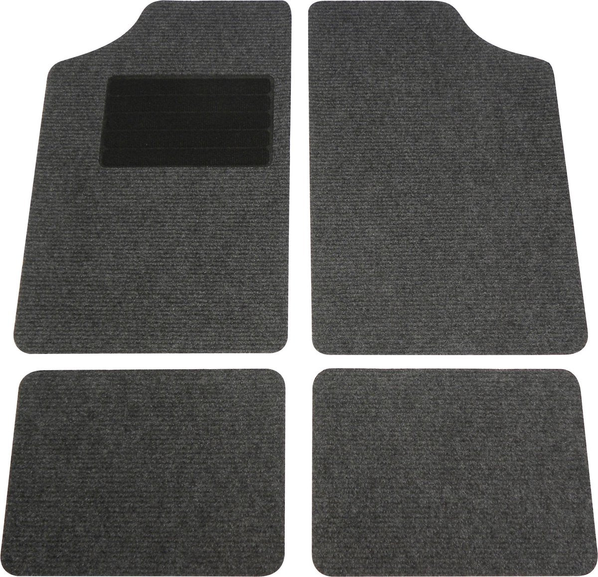 Jeu de tapis de voiture Carpoint universel anthracite