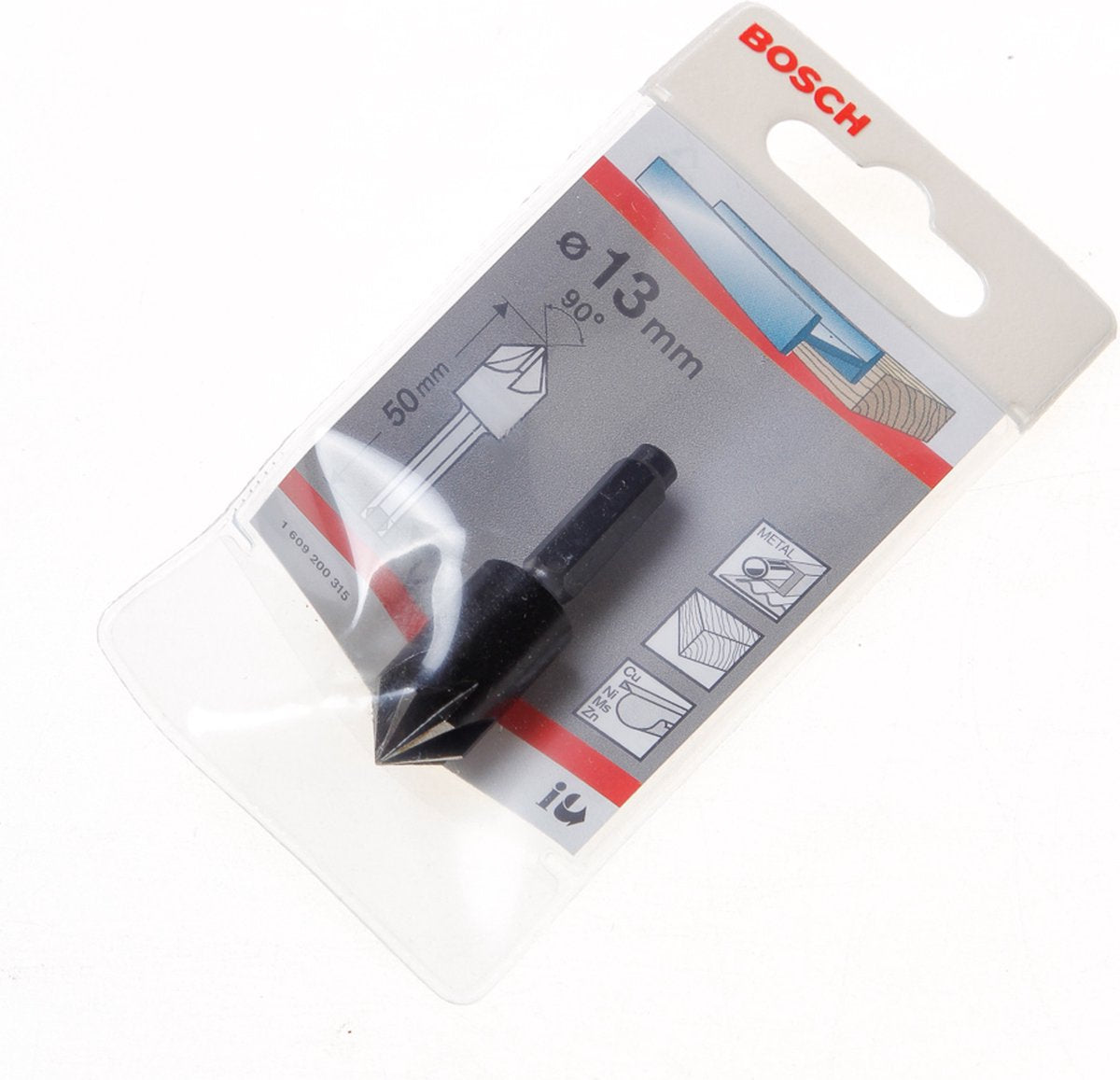 Bosch 1609200315 Foret à fraiser conique - 13x50mm - 90