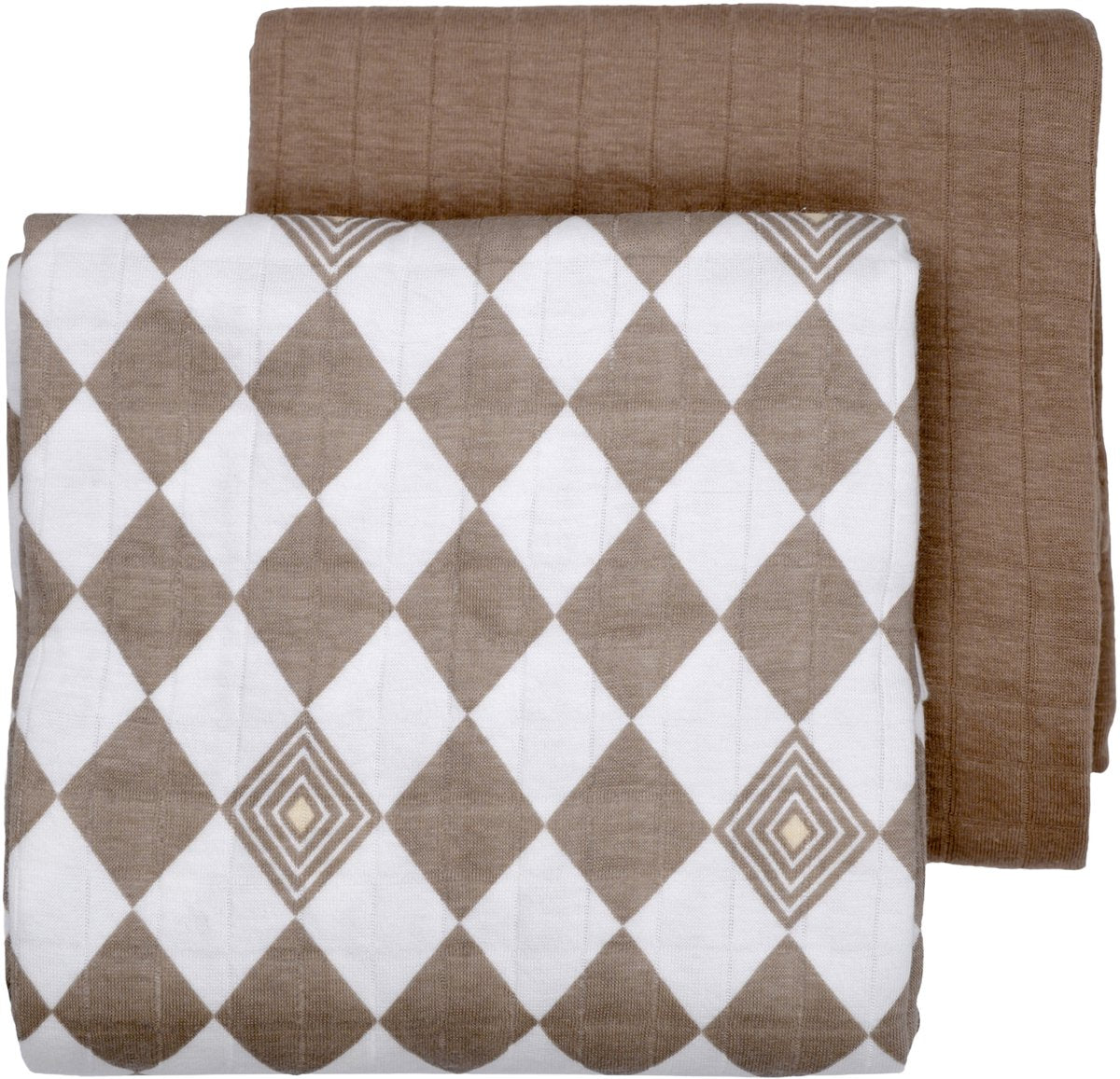 Lange Lodger - 2 pièces - 110 x 110 cm - buffle matcha