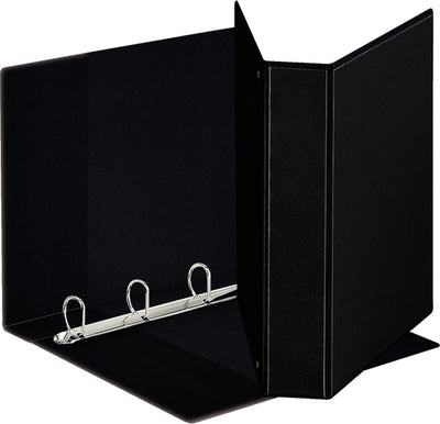 Classeur à anneaux 4D Esselte panorama deluxe pour documents A4 - largeur de dos de 51 mm - noir