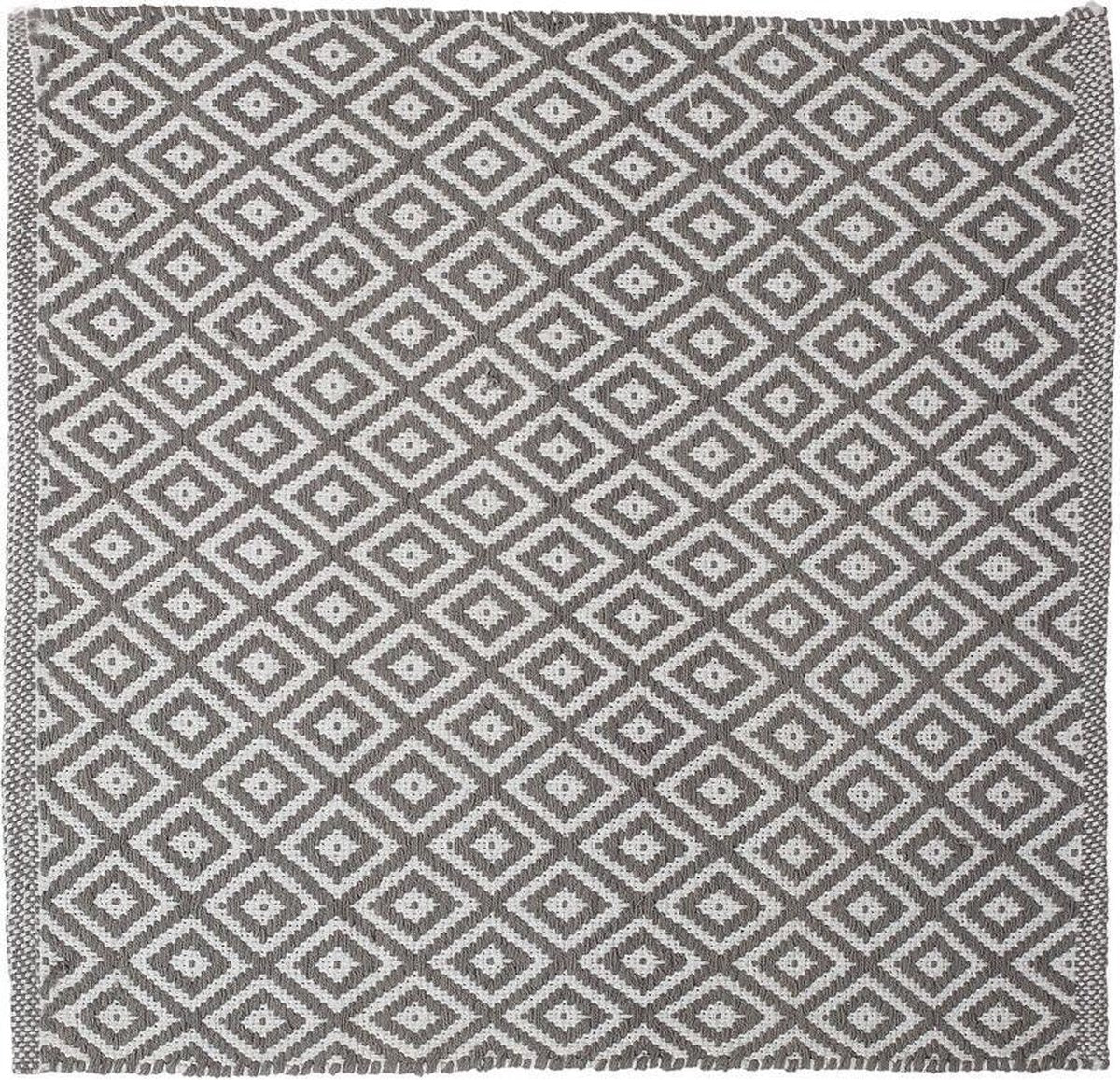 Sealskin - tapis de bain treillis 60x60 cm - coton - gris