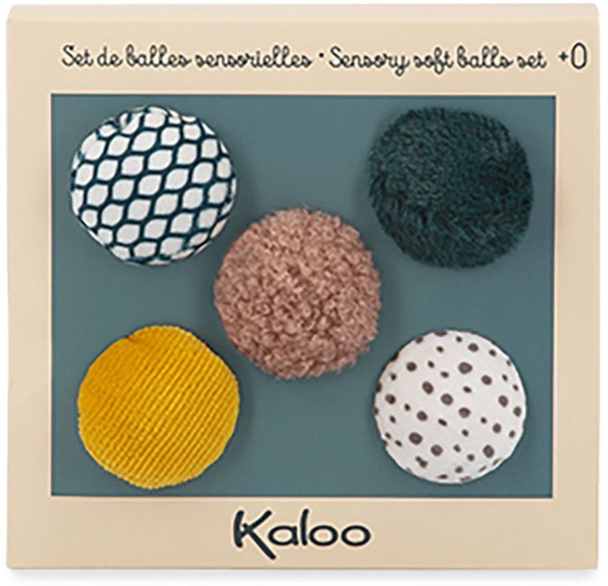 Kaloo stimuli ensemble de balles de jeu sensoriel