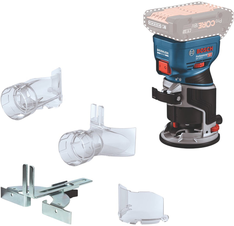 Fraise à chants sans fil Bosch bleue gkf 18v-8 | 18v | sans batterie ni chargeur | en boîte - 06016c2000
