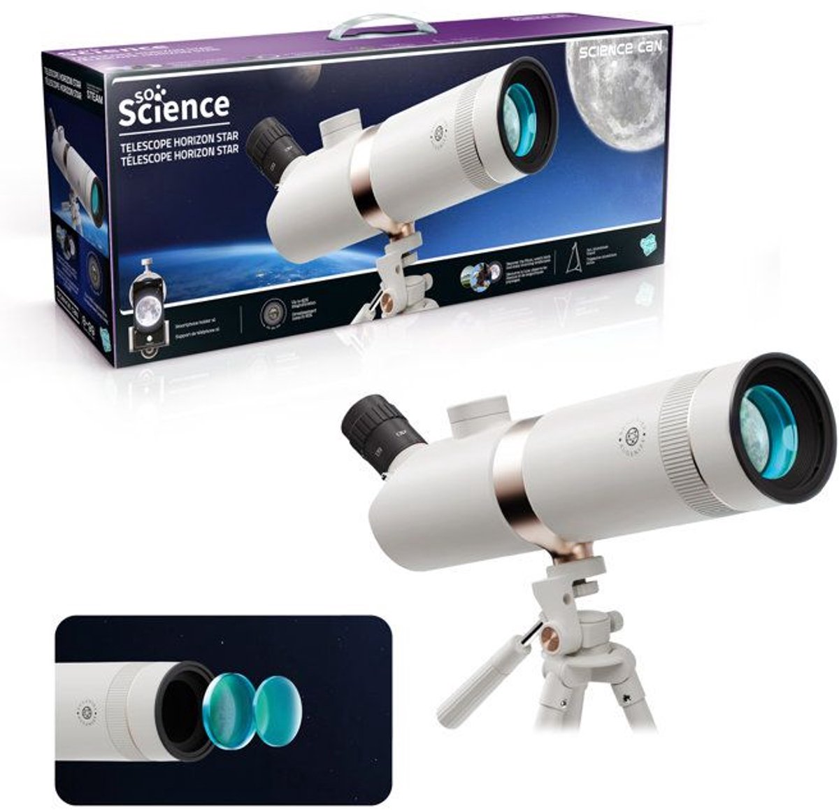 Canal jouets télescope horizon étoile