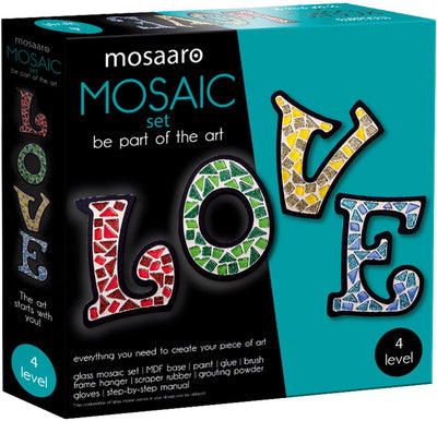 Mosaaro ensemble d'artisanat en mosaïque aime les jouets créatifs multicolores.