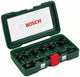 Jeu de fraises Bosch 12 pièces 1 4 tiges