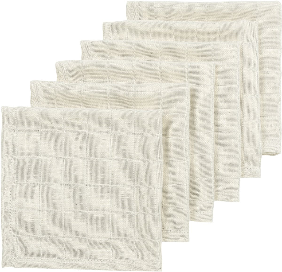 Lingettes buccales Meyco baby nature - hydrophiles - paquet de 6 - 30x30cm