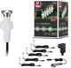 Paulmann Plug Shine LED Lampe encastrable au sol Micropen II Kit de base IP67 3000K 5x0,2W 21VA Argent