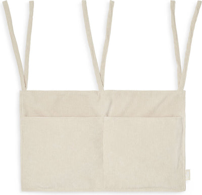 Jollein - sac de rangement pour parc (velours côtelé - nougat) - sac pour parc, sac de rangement, sac à jouets