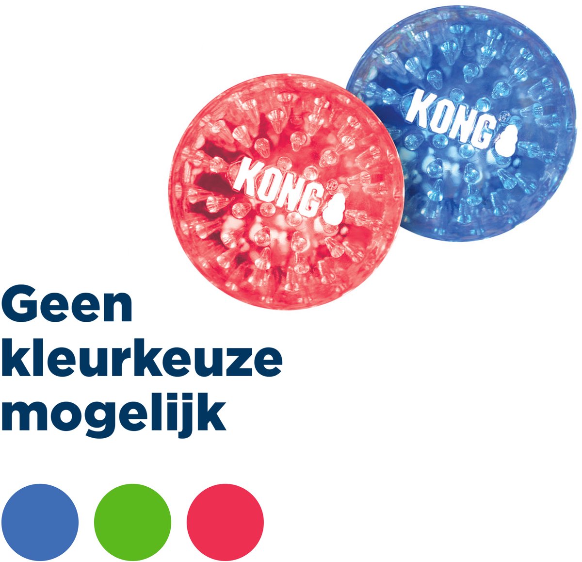 Kong squeezz geodz - jouets pour chiens - 2 pièces grand